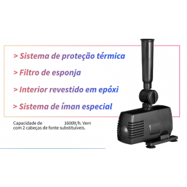 BOMBA PARA LAGOS COM REPUXO - 1600 L/H