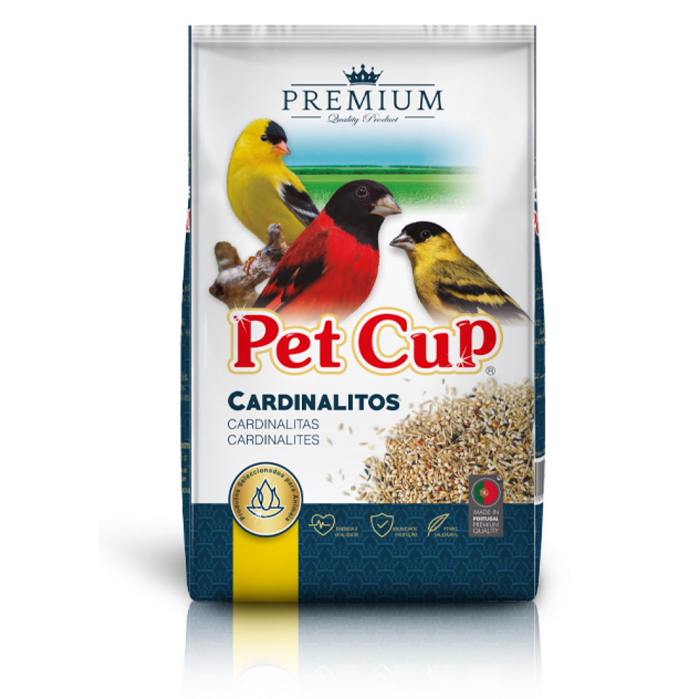 PETCUP MISTURA DE CARDINALITOS PREMIUM - 3 KG