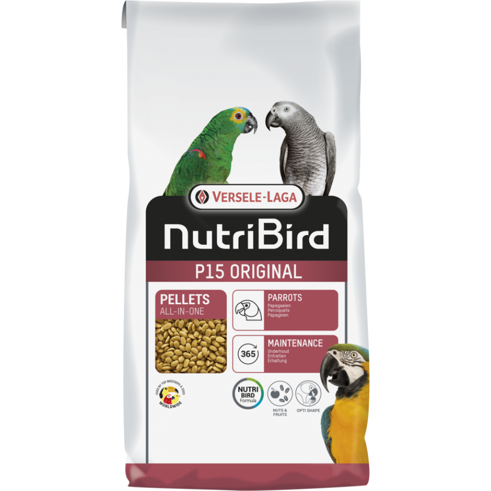 NUTRIBIRD P 15 ORIGINAL PAPAGAIOS - 10 KG