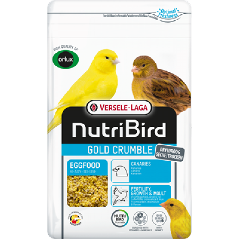 NUTRIBIRD PAPA AMARELA SECA GOLD CRUMBLE - 1 KG