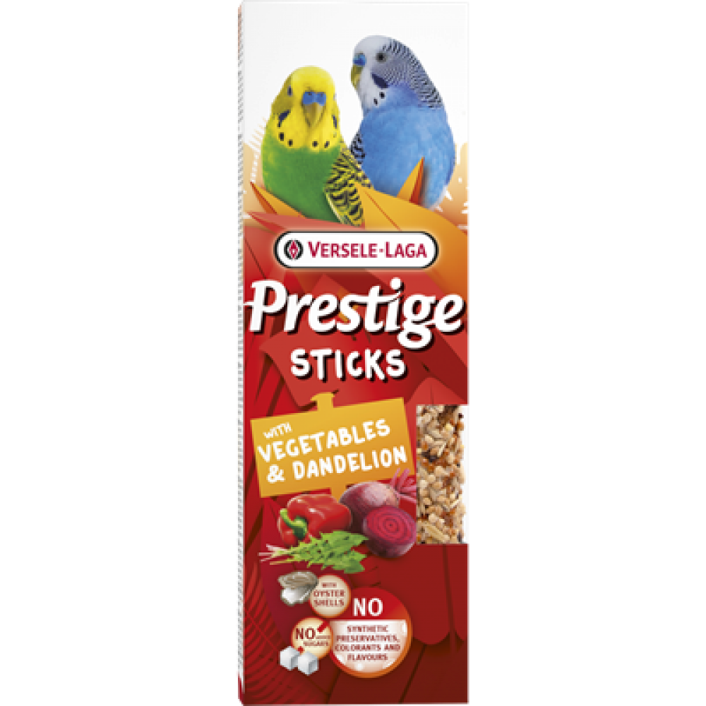 PRESTIGE BARRITAS VEGETAIS E DENTES DE LEAO P/PERIQUITOS