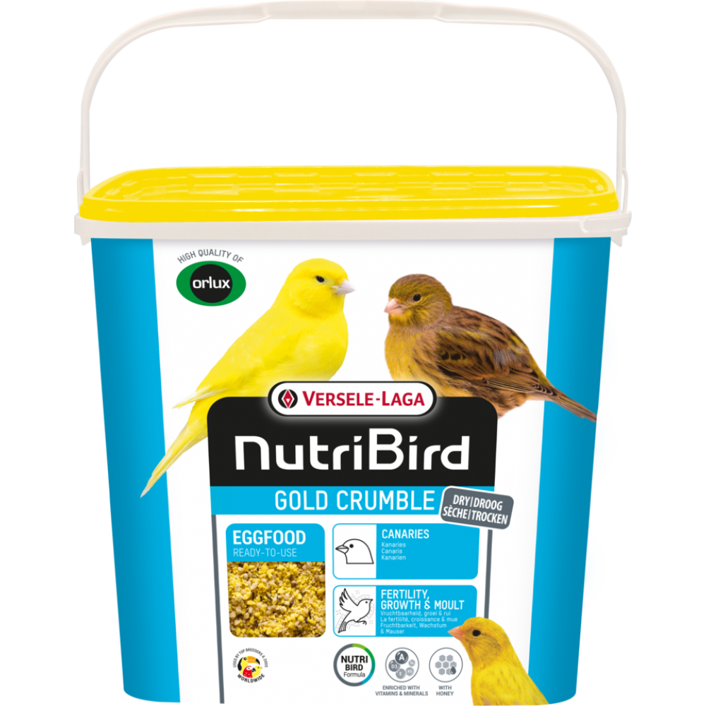 NUTRIBIRD PAPA AMARELA SECA GOLD CRUMBLE - 4 KG