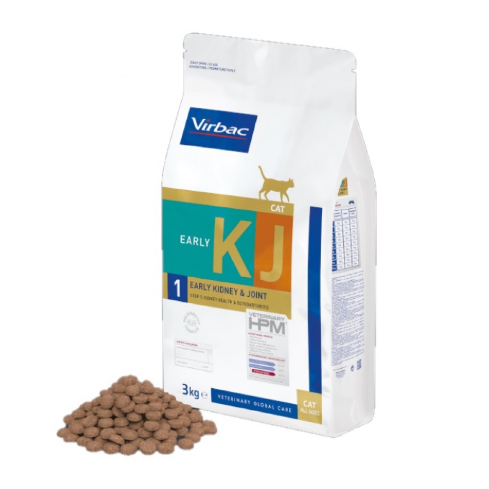 VIRBAC HPM KJ1 GATO EARLY  KIDNEY & JOINT - 3KG