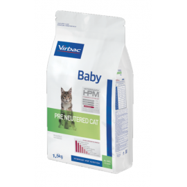 VIRBAC HPM GATO BABY PRE  NEUTERED - 1,5KG