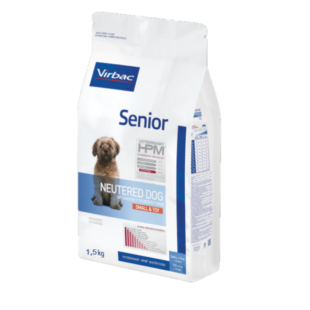 VIRBAC HPM CAO SENIOR  NEUTERED SMALL & TOY  - 1,5KG