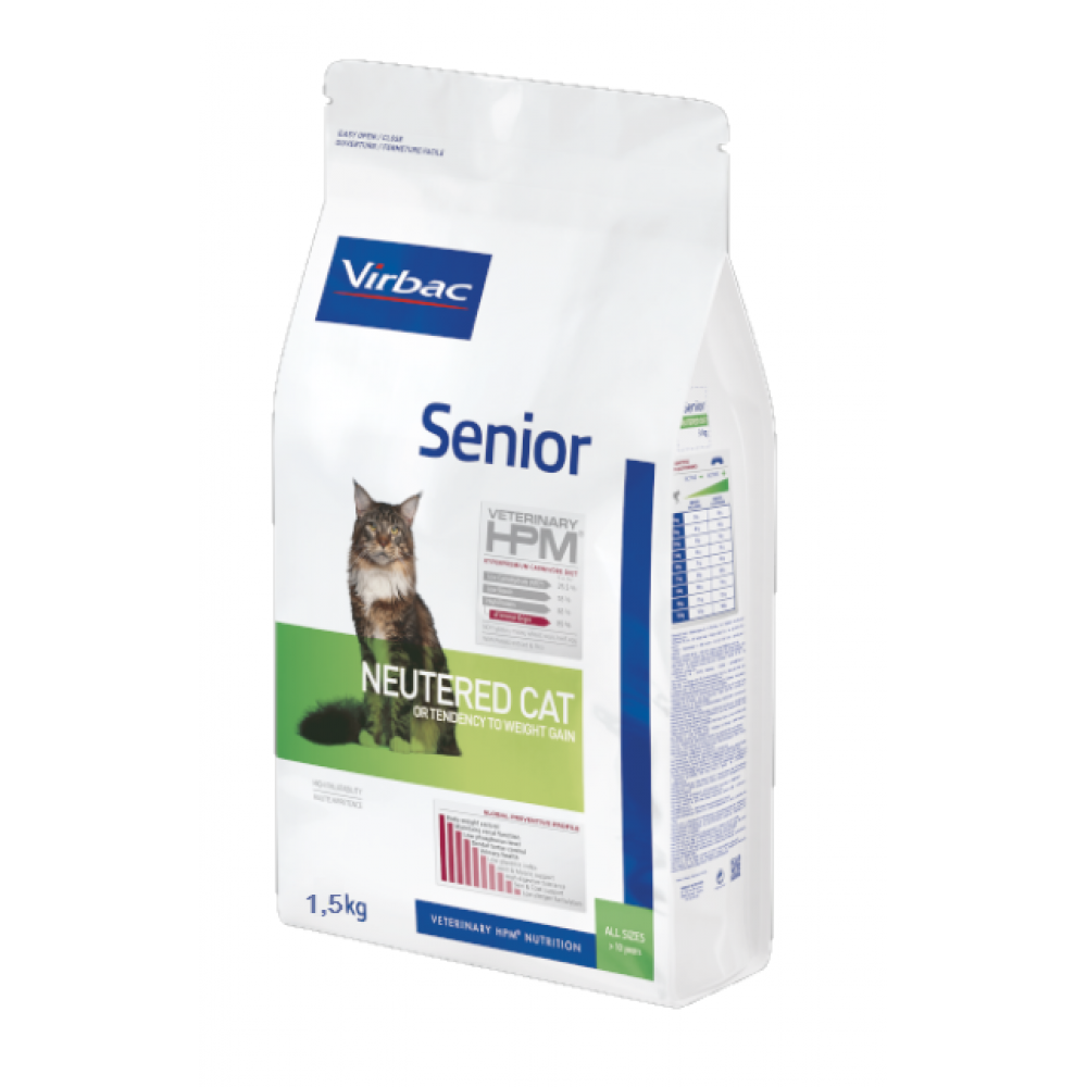 VIRBAC HPM GATO SENIOR  NEUTERED - 1,5KG