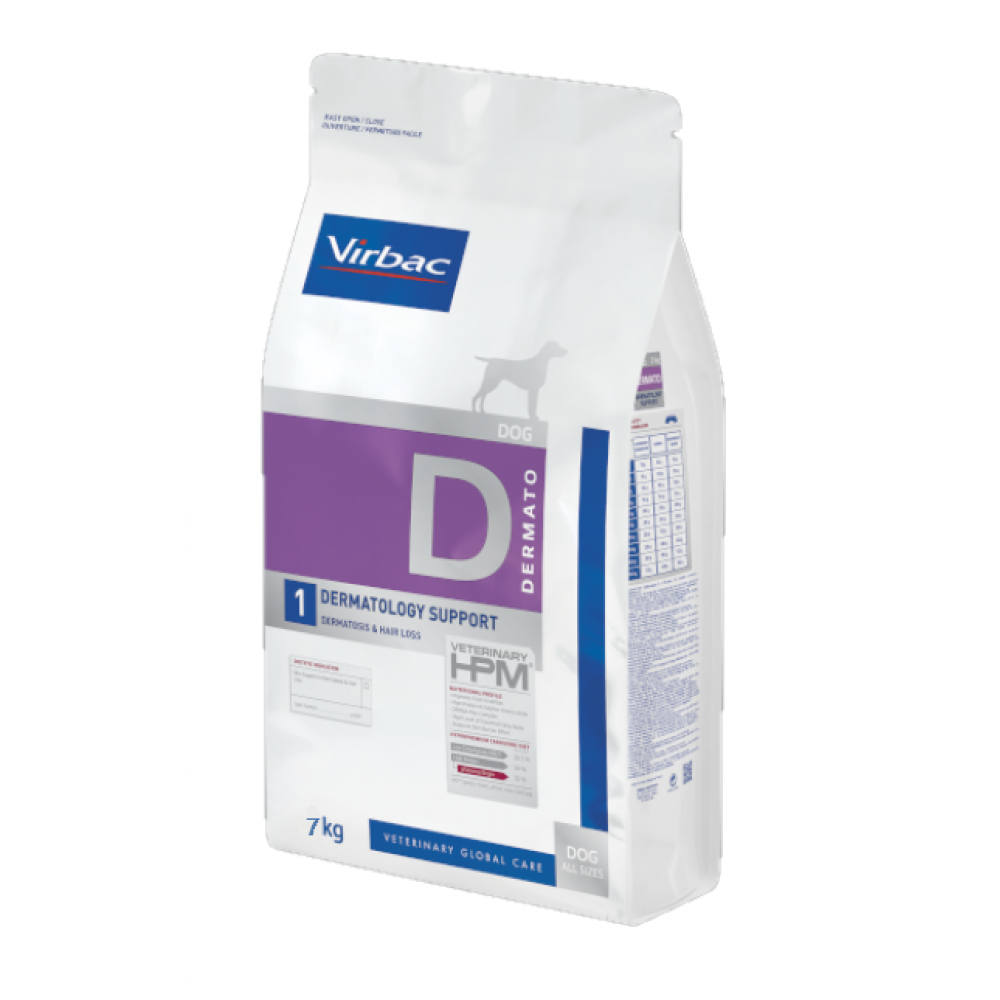 VIRBAC HPM D1 CAO DERMATOLOGY SUPPORT - 7KG