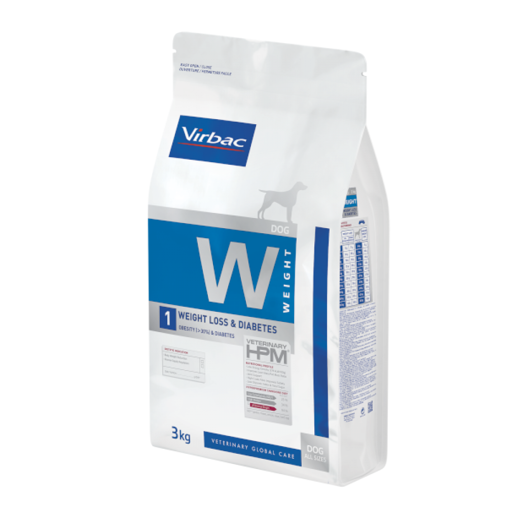 VIRBAC HPM W1 CAO WEIGHT LOSS & DIABETES - 3KG