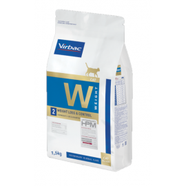 VIRBAC HPM W2 GATO  WEIGHT LOSS & CONTROL - 1,5KG