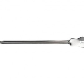 SONDA CANELADA INOX 14,5 CM