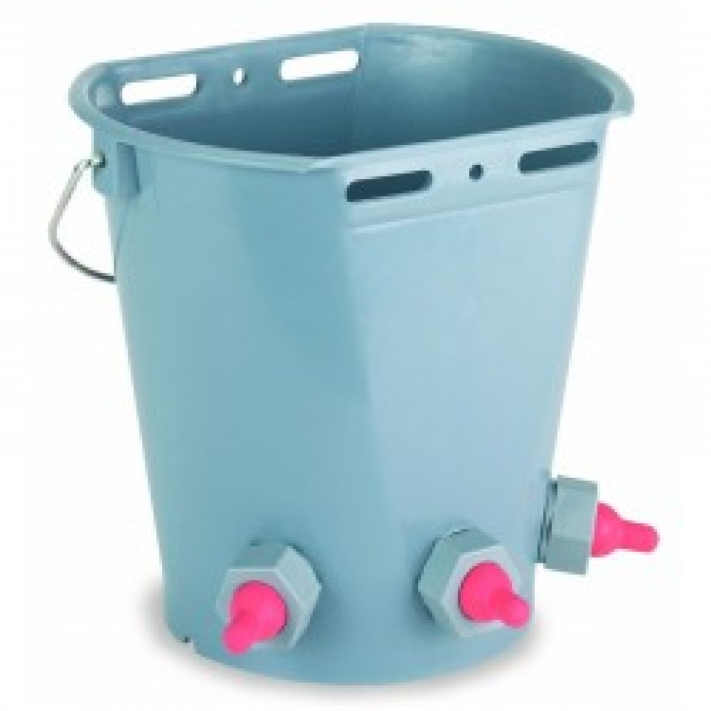 BALDE 8 LITROS PARA CORDEIROS 3 TETINAS