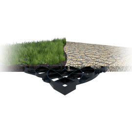 BOSK GEOGRELHA WAVE & FLOWER PRETO C/ BASE WAVE