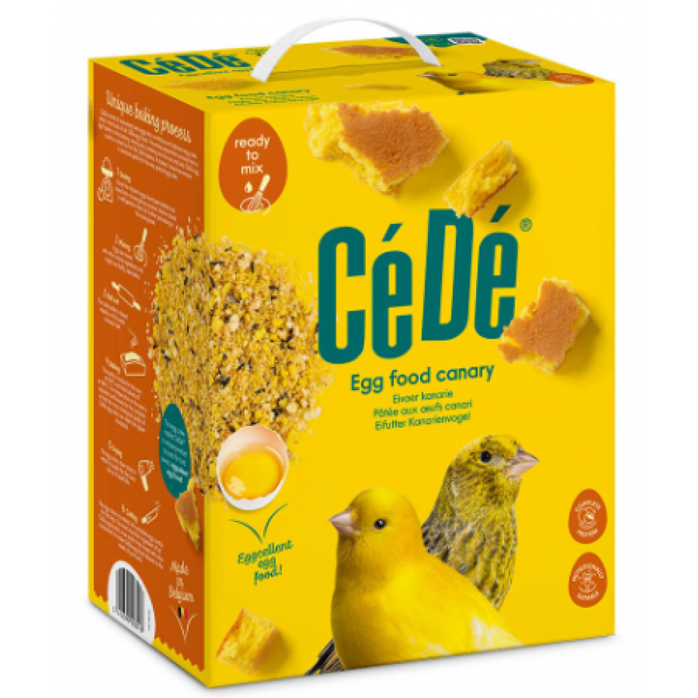 CEDE PAPA OVO AMARELA SECA P/CANARIOS - 5KG
