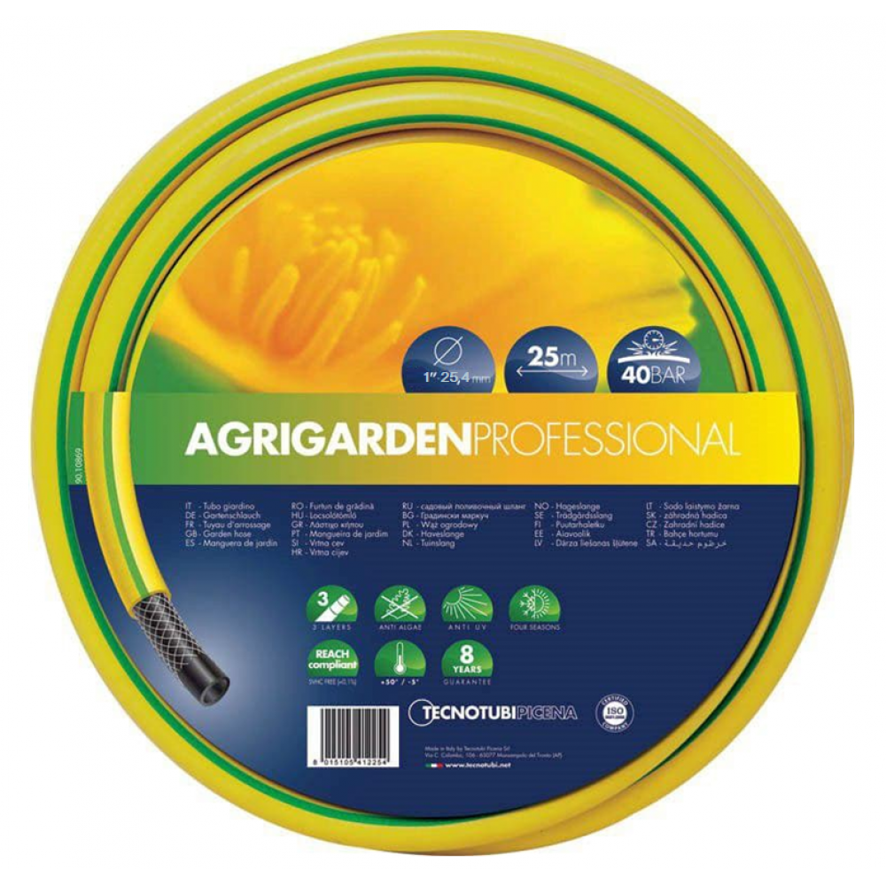 MANGUEIRA AGRIGARDEN PROFESSIONAL 1'' - 25M
