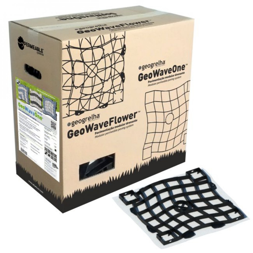 PACK GEOGRELHA WAVE ONE PRETA C/BASE