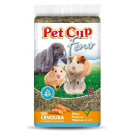 PETCUP FENO C/CENOURA P/ROEDORES - 500 GR