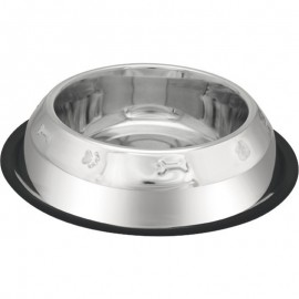 COMEDOURO XS AÇO INOXIDAVEL PRATEADO/IMAGEM 450ML