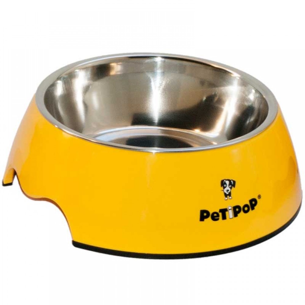 COMEDOURO M MELAMINA AMARELO 350ML