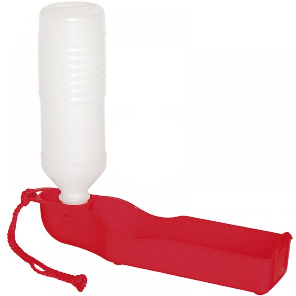 BEBEDOURO DE VIAGEM PINTADO VERMELHO 500ML