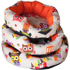 CAMA EM TECIDO MODELO BUHO REDONDA T2