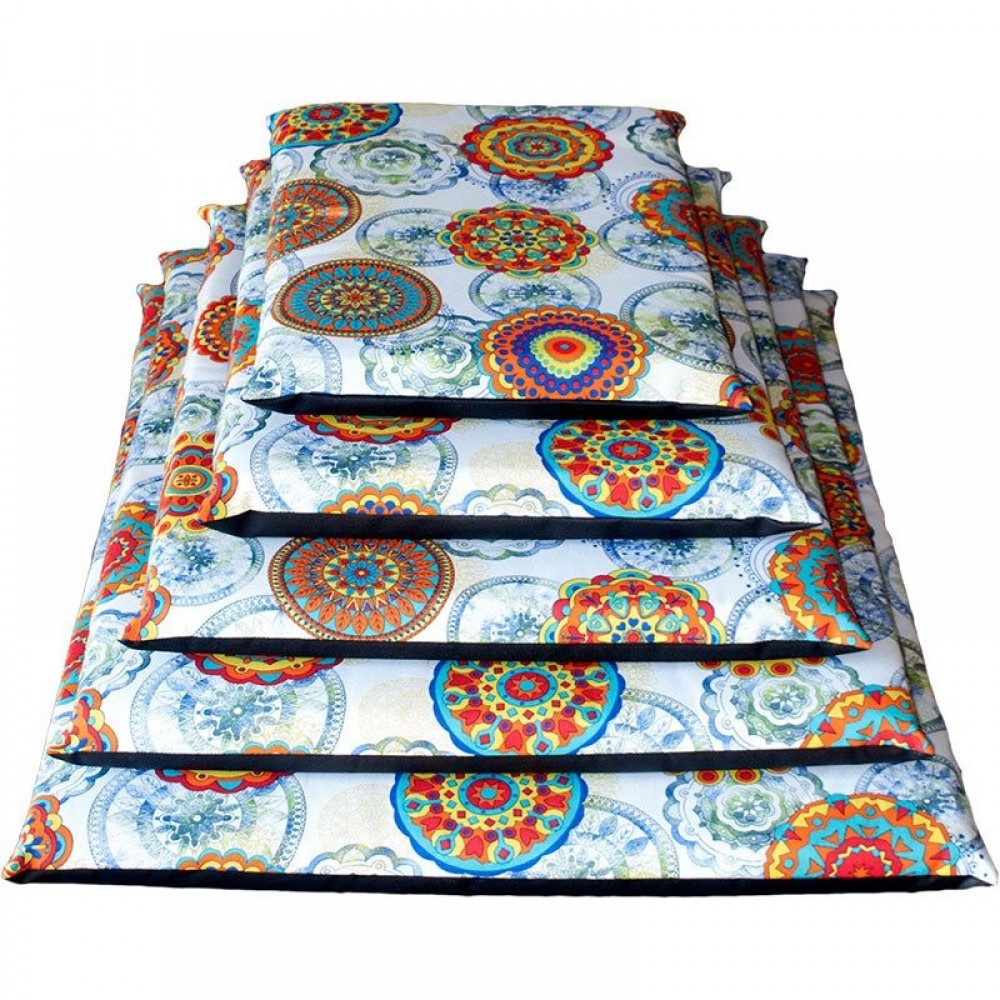 COLCHÃO EM TECIDO MODELO MANDALA QUADRADA T1