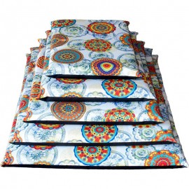 COLCHÃO EM TECIDO MODELO MANDALA QUADRADA T1