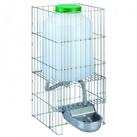BEBEDOURO CÃES  P-3 ALUMINIO COM DEPOSITO 8L
