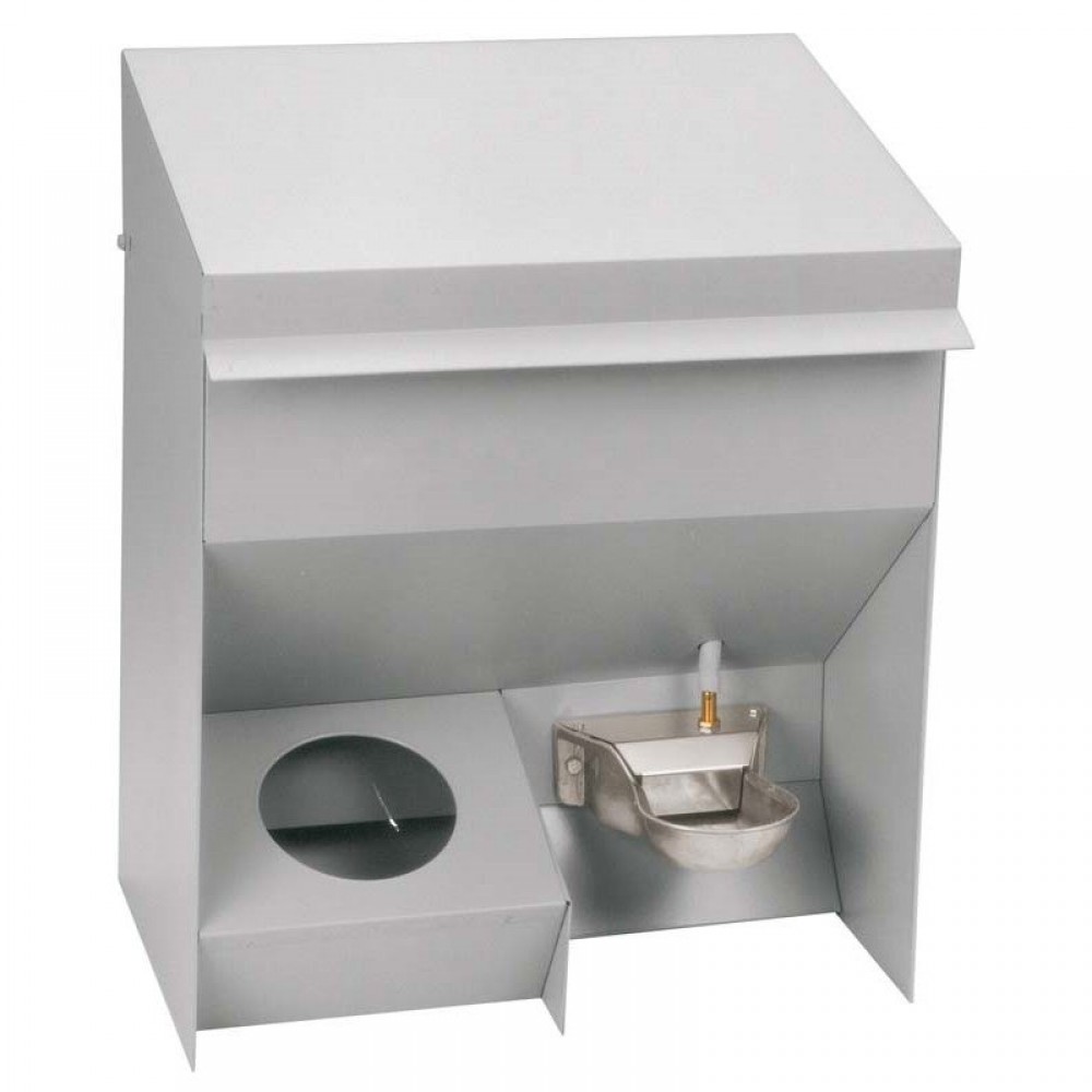 COMEDOURO/BEBEDOURO AUTOMATICO CAES CHAPA GALVANIZADA