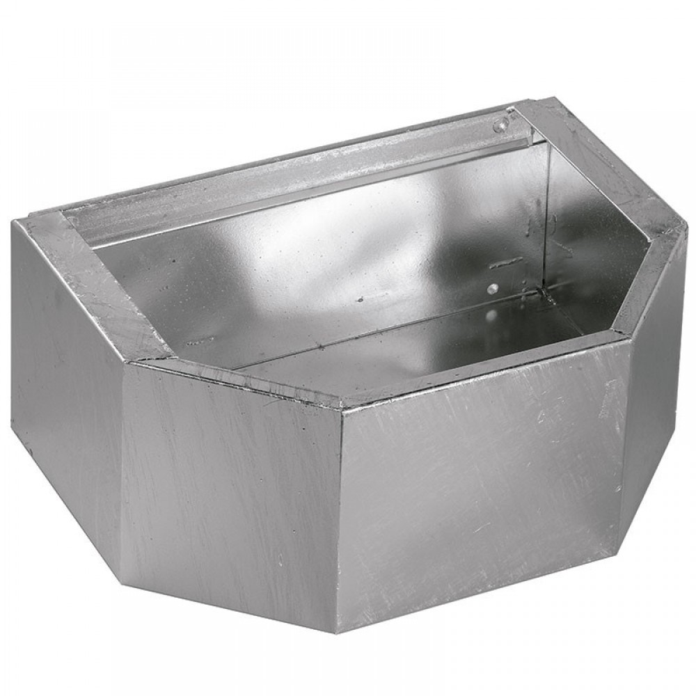 COMEDOURO CAVALOS GALVANIZADO FRONTAL