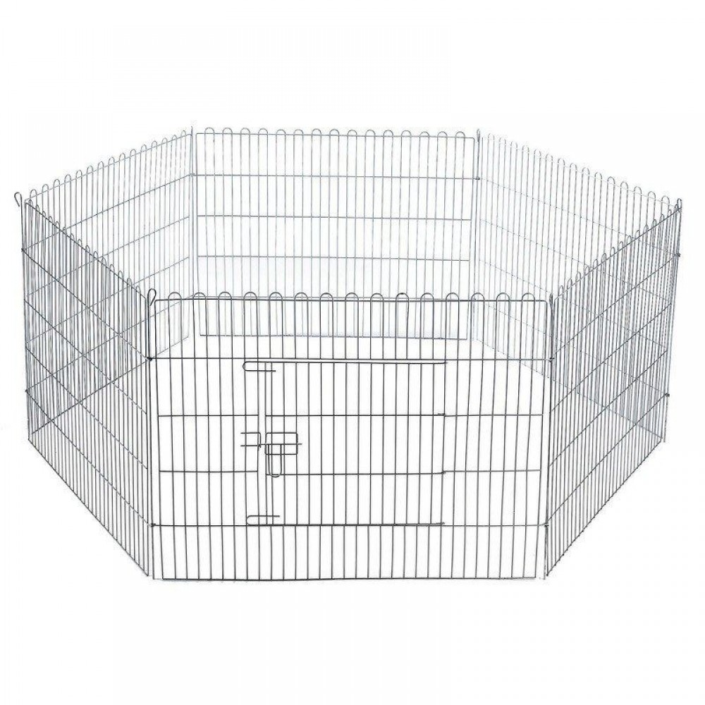 PARQUE HEXAGONAL PARA CAES MEDIO 80X60 (LATERAL)