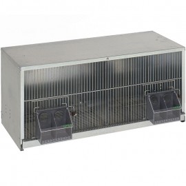 GAIOLA COM 2 COMPARTIMENTOS PARA POMBOS 1,20MT