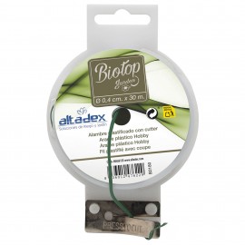 ARAME PLASTIFICADO VERDE, Ø4 mm x 30 m