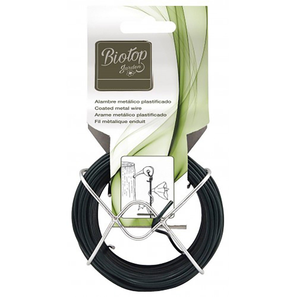 ARAME METALICO PLASTIFICADO VERDE, Ø2 mm x 15 m