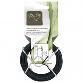 ARAME METALICO PLASTIFICADO VERDE, Ø2 mm x 15 m