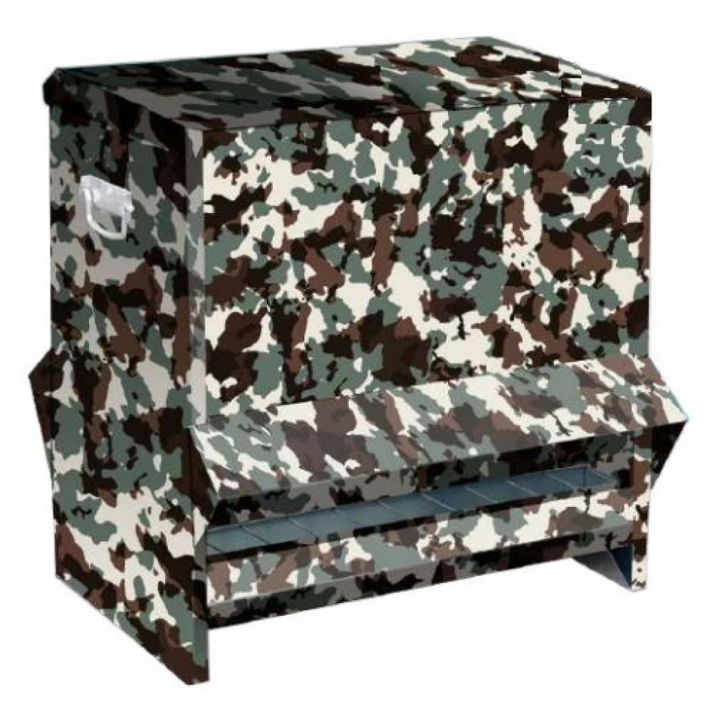 COMEDOURO EXTERIOR  PARA PERDIZES GRANDE CAMUFLADO