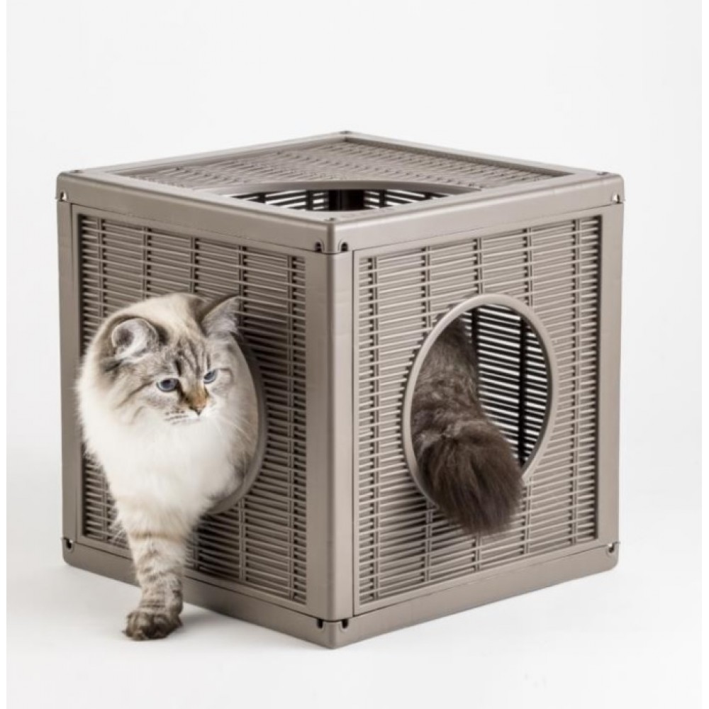 CASINHA PARA GATOS QUBLO MODULAR  CASTANHA