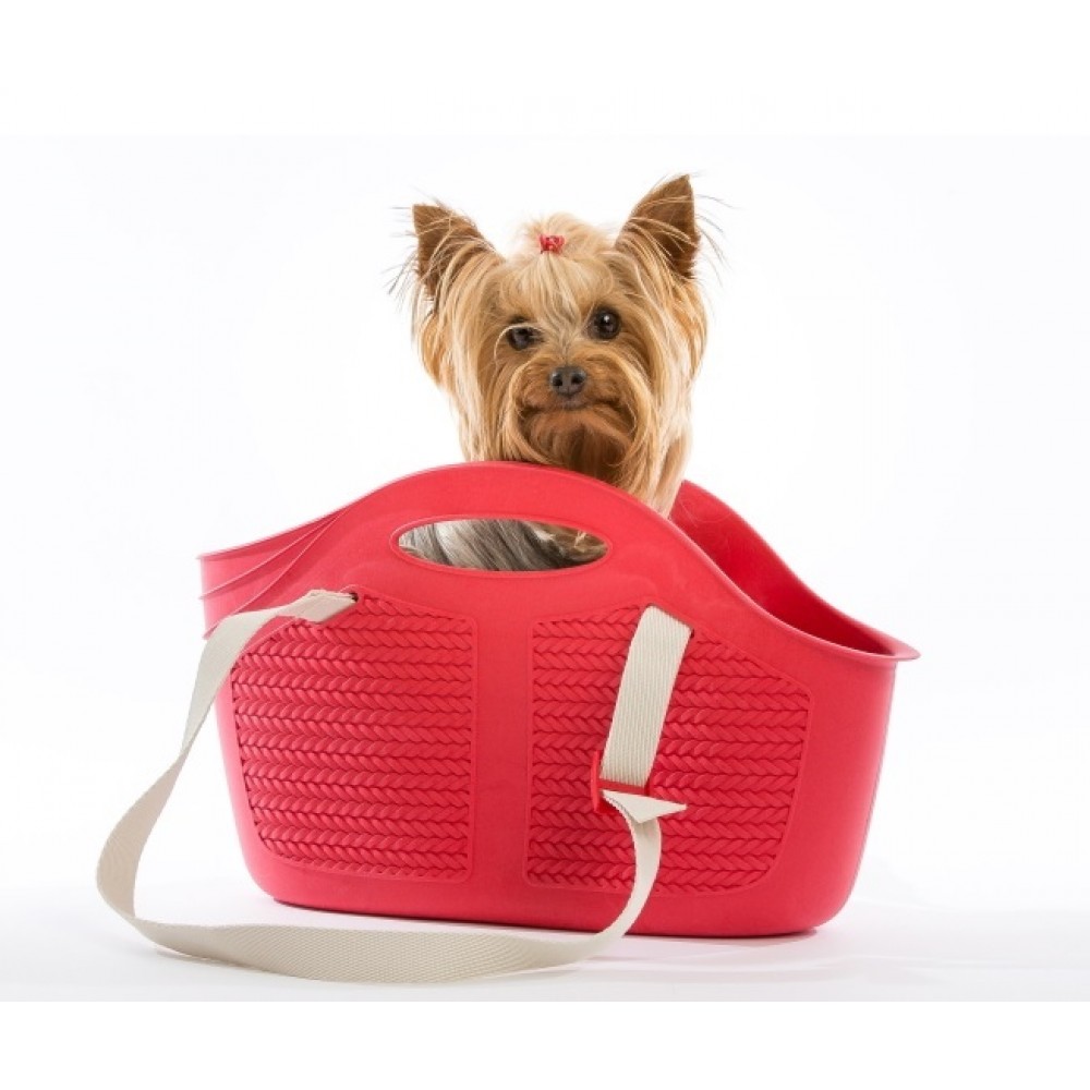 BOLSA DE TRANSPORTE MIA PET VERMELHA