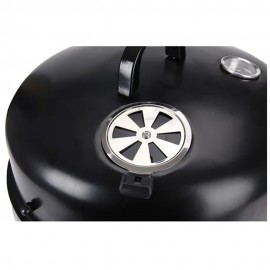 CHURRASQUEIRA TIPO BARRIL ESPECIAL DEFUMADO COR PRETO