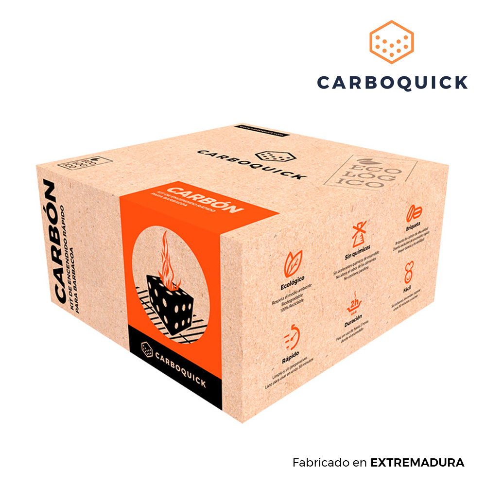 CARVÃO KIT PRÁTICO PARA CHURRASCOS CARBOQUICK