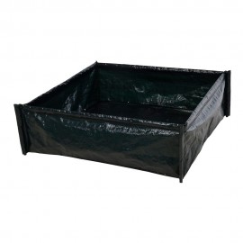 HORTA QUADRADA VERDE MEDIDA 75x75x25cm