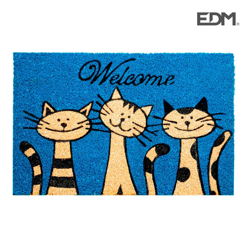 TAPETE 60X40CM MODELO GATOS