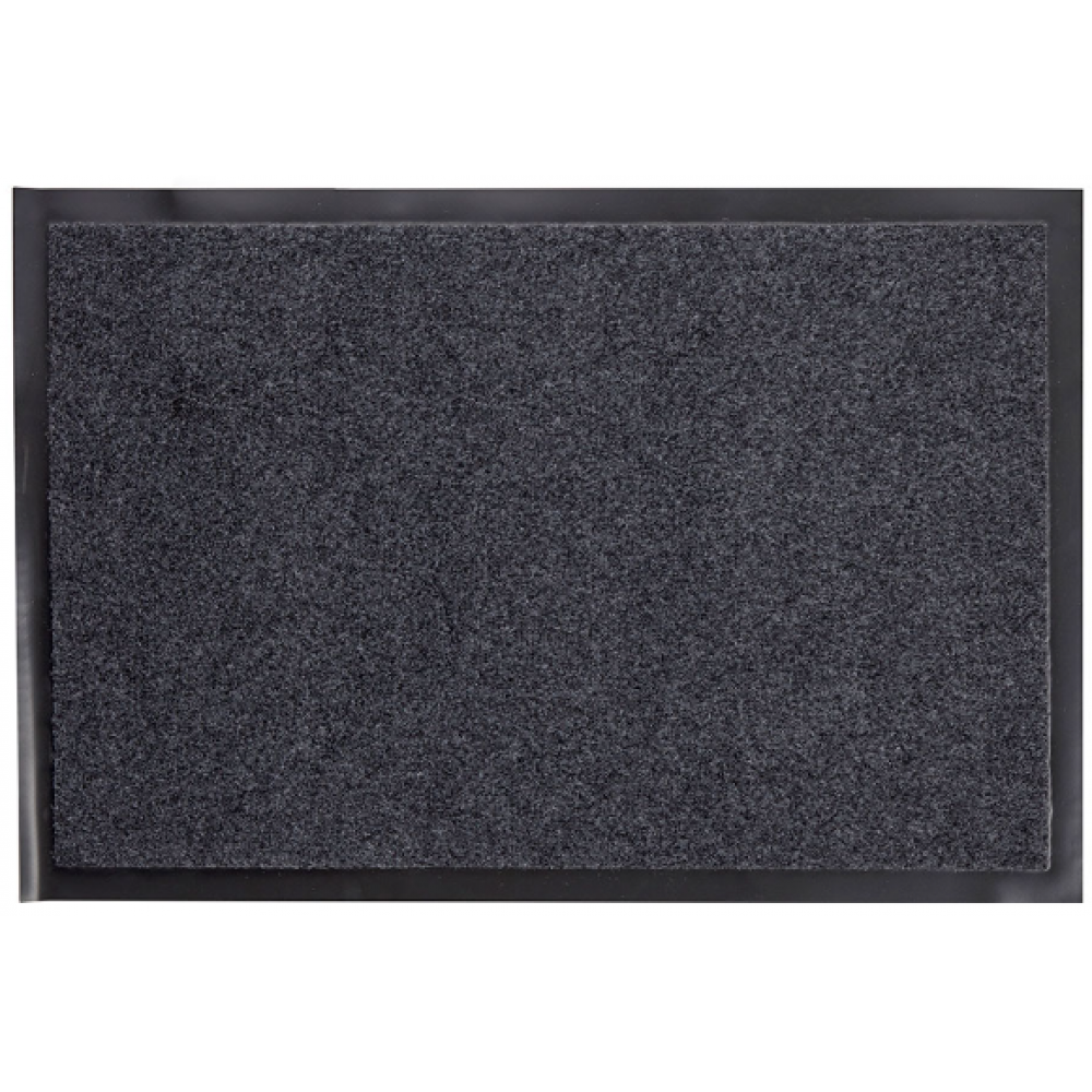 TAPETE PRETO ANTIDERRAPANTE EDM  60X40CM