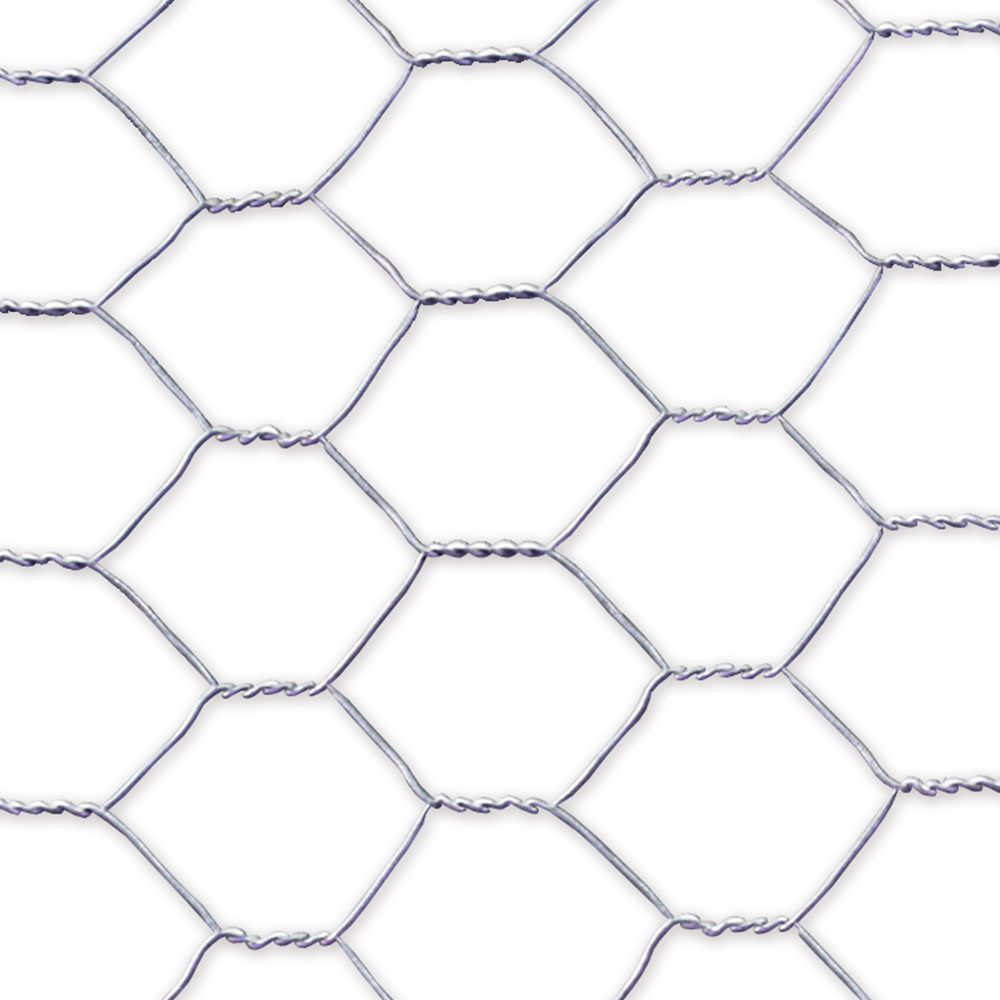 REDE METÁLICA DE TRIPLE TORSÃO GALVANIZADA: 19x0,7mm - ROLO 1 X 5MT