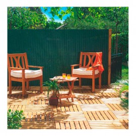 VEDAÇÃO OVAL PLASTICO DECORATIVO VERDE 100 X 300CM