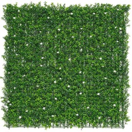 JARDIM VERTICAL FLORES DE JASMIM COR VERDE 1x1m
