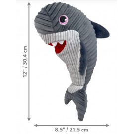 KONG BRINQUEDO PARA CÃES CUTESEAS RUFFLEZ SHARK (M/L)