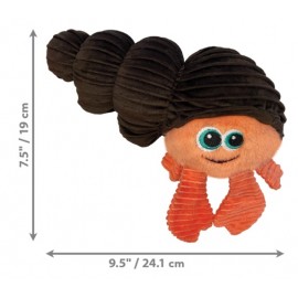 KONG BRINQUEDO PARA CÃES CUTESEAS RUFFLEZ CRAB (S/M)