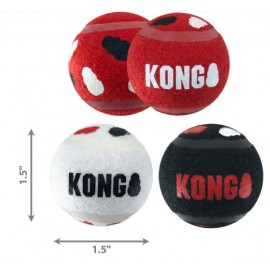 KONG BRINQUEDO PARA CÃES SIGNATURE SPORT BALL PACK 3 (S)