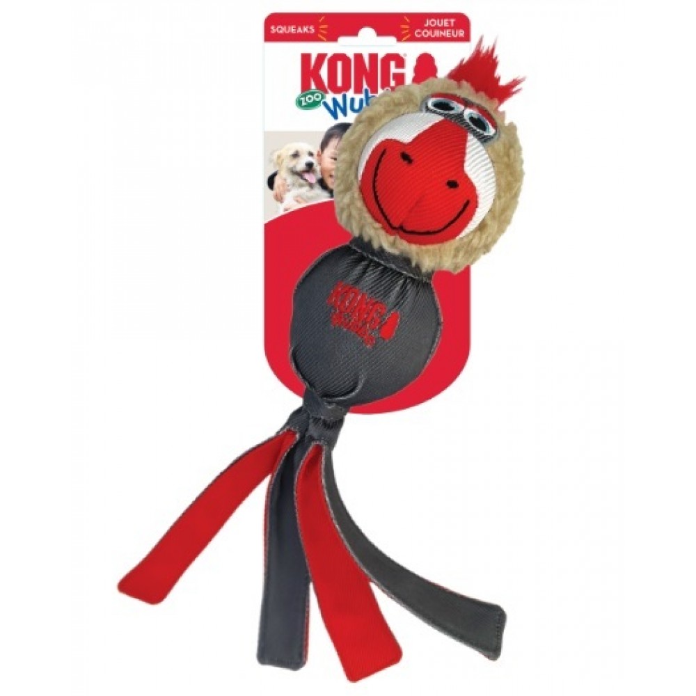KONG BRINQUEDO PARA CÃES WUBBA ZOO MANDRILL (L)