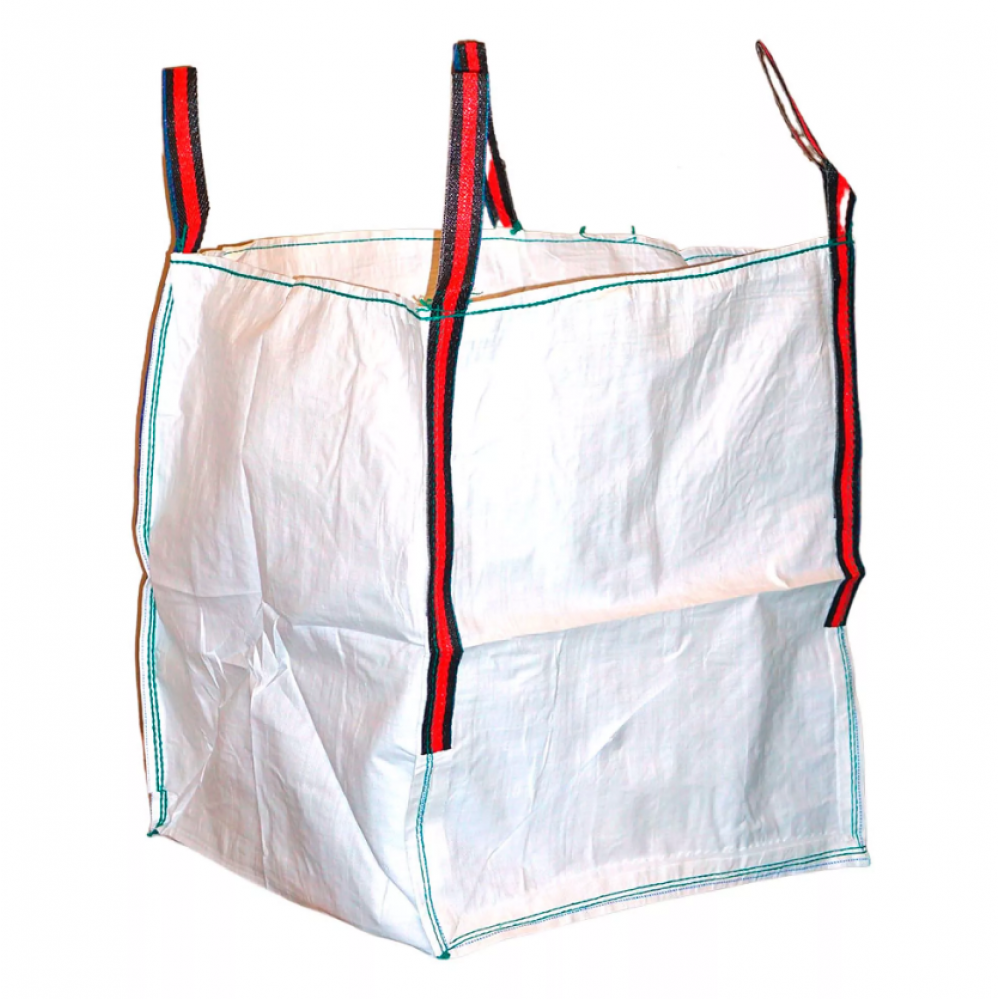 BIG BAG COM PEGAS 30 cm PARA EMBALAGENS PERDIDAS, 90 x 90 x 100 cm